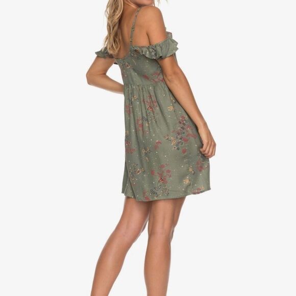 NWT Roxy Do It My Way Strappy Dress Sundress Size Small Ruffle Sleeve Size Small - Picture 2 of 11